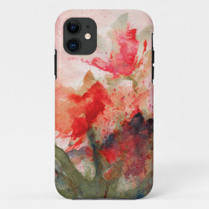 étui iphone "papillons roses"
