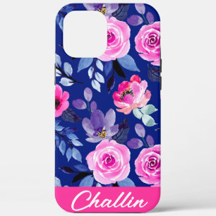 Étui iPhone personnalisé rose prépa marine et palm