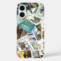 Étui iPhone pour timbres-poste d'animaux