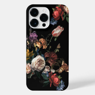 Coque Pour Pour iPhone 14 Pro Max Rembrandt Floral Dutch Master Dark & Moody