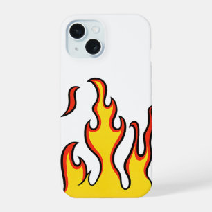 Étui iPhone Retro Flame Étui de téléphone Hot Fi