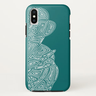 Étui iPhone Teal Waves
