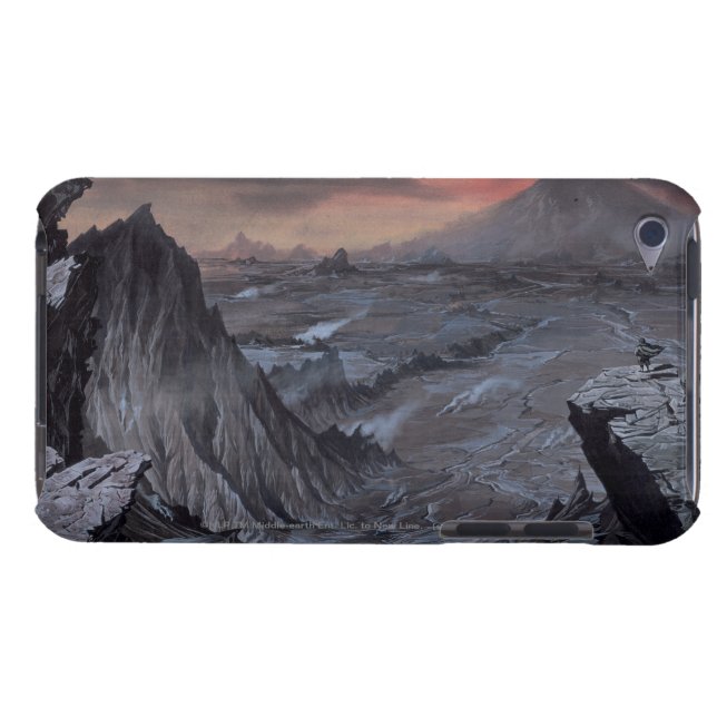 Étui iPod Touch Le mont Doom (Dos Horizontal)