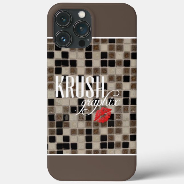 Étui Krush Graphix pour iPhone 13 Pro Max 1 (Verso)