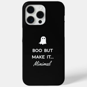 Étui minimaliste fantôme Boo Halloween iPhone 15 P