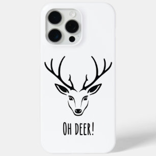 Étui minimaliste Oh Deer pour iPhone 15 Pro Max