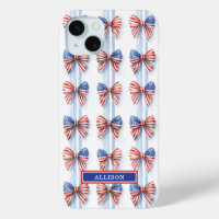 Étui monogrammé Case-Mate iP à nœuds patriotiques