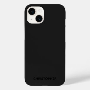 Étui noir personnalisé simple Case-Mate 14