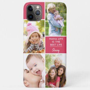 Étui personnalisé 4 photos Nana Life est la meille