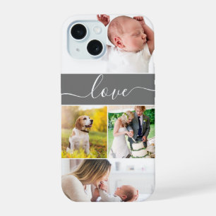 Étui personnalisé avec photo de famille et écritur