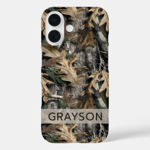 Étui personnalisé camouflage chêne Case-Mate iPhon