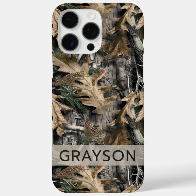 Étui personnalisé camouflage chêne Case-Mate iPhon (Verso)