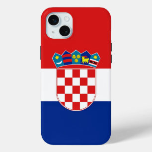 Étui pour Apple iPhone 15 Plus, drapeau de la Croa