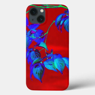Étui pour iPad Air Red Sky Blue Leaves