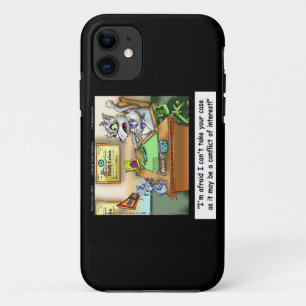 Étui pour iPhone5/5S "Fluffy Cohen" avocat chat dr