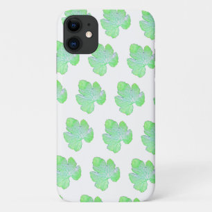 Étui pour iPhone 11 à texture de feuille de courge