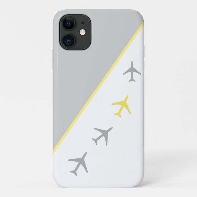 Étui pour iPhone 11 Aviation Vol Avion Pilote (Dos)