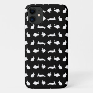 Étui pour iPhone 11 Bunny Frenzy (Noir)