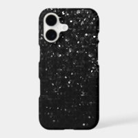 Étui pour iPhone 11 Cristal Noir Strass Brillants