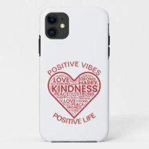 Étui pour iPhone 11 Vibrations Positives Vie Posit