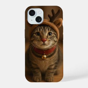 Étui pour iPhone 15 Rudolph le Chat