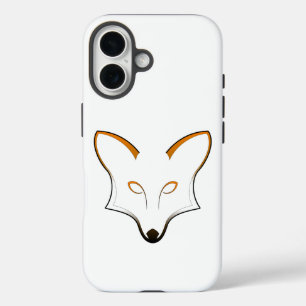 Étui pour iPhone 16 avec logo de renard
