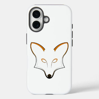 Étui pour iPhone 16 avec logo de renard