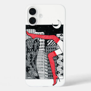 Étui pour iPhone 16 Plus Aesthetic Night City - Cy