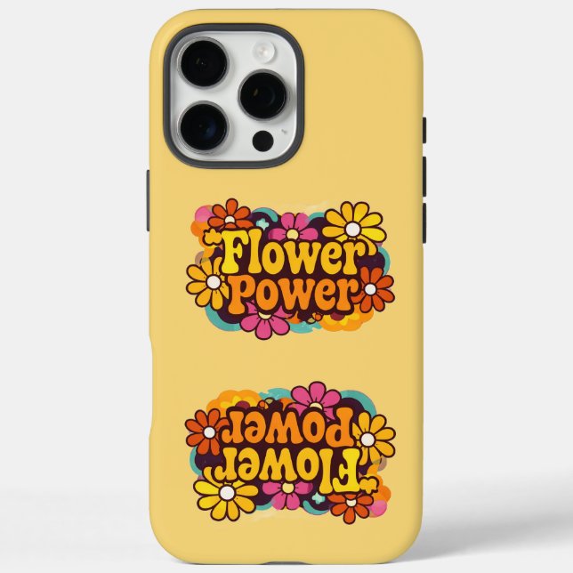 Étui pour iPhone 16 Pro | Électronique | Floral Ré (Verso)