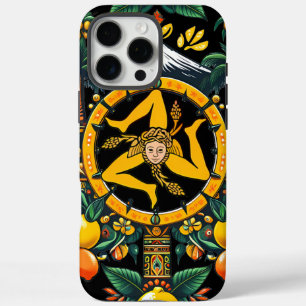 Étui pour iPhone 16 Pro Max Sicilia Trinacria