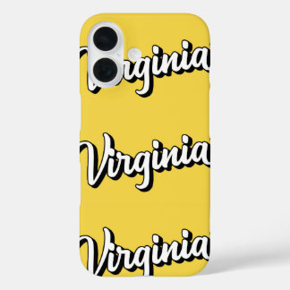 Étui pour iPhone 16 Pro Virginia Pride