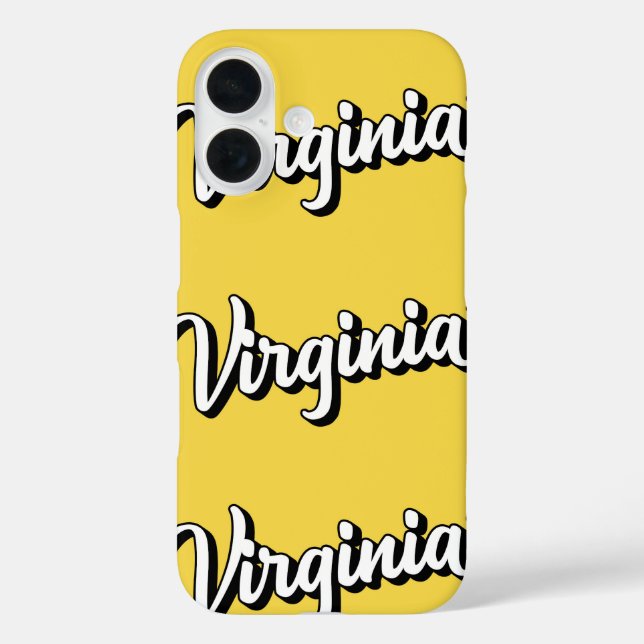 Étui pour iPhone 16 Pro Virginia Pride (Verso)