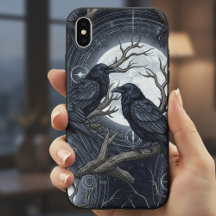 Étui pour iPhone 17 Air Ravens au clair de lune