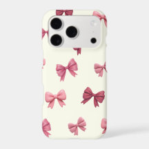 Étui pour iPhone 17 Pro Ivory Coquette Bow