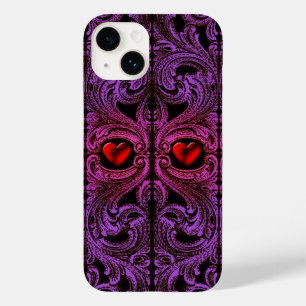 Étui pour iPhone 7 Ornement Violet Gothique avec C