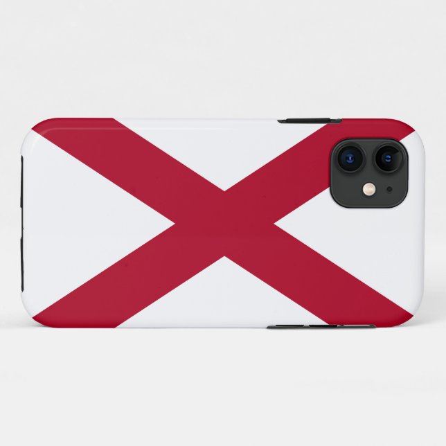 Étui pour iPhone Alabama State Flag Case-Mate (Dos (Horizontal))