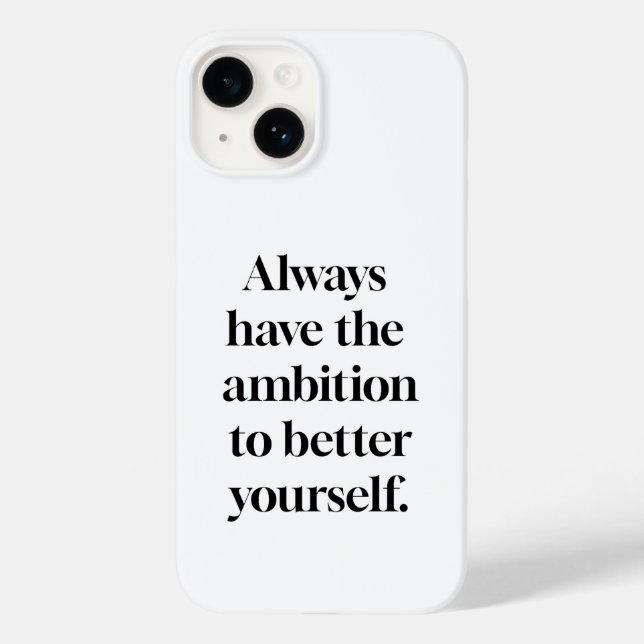 Étui pour iPhone Ambition (Verso)