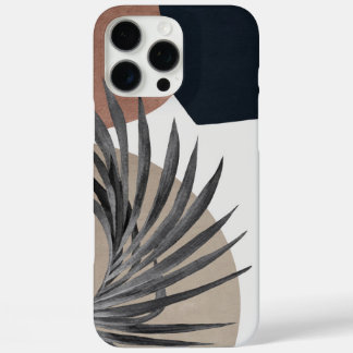 Étui pour iPhone botanique abstrait moderne