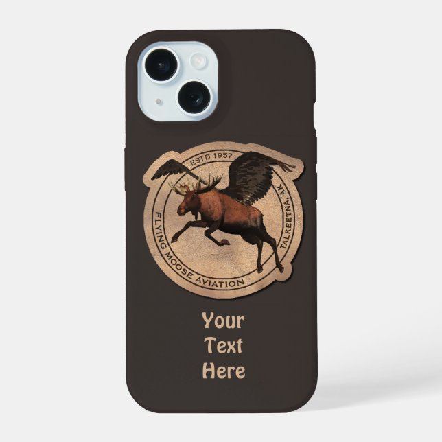 Étui pour iPhone Case-Mate avec patch Flying Moose (Verso)