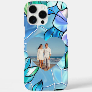 Étui pour iPhone / iPad à motif floral cœur photo