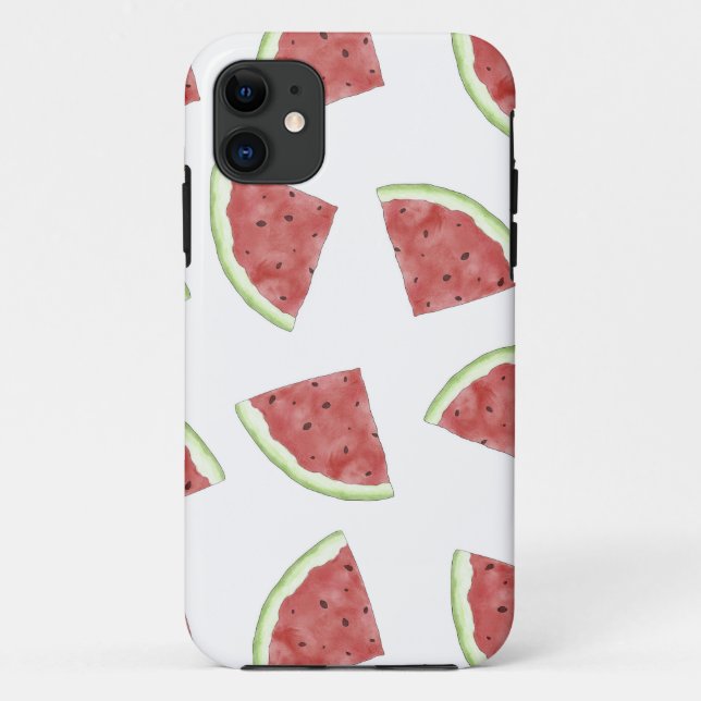 Étui pour iPhone / iPad à motif pastèque juteuse (Dos)