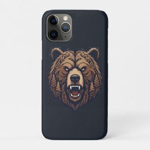 Étui pour iPhone / iPad Art Tribal Sauvage Tête d'