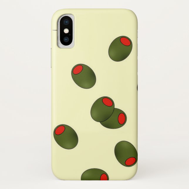 Étui pour iPhone / iPad aux olives Martini (Dos)