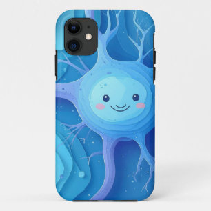 Étui pour iPhone / iPad de neurone souriant mignon