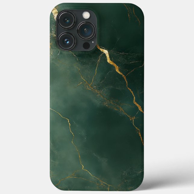 Étui pour iPhone / iPad en marbre bleu élégant (Verso)