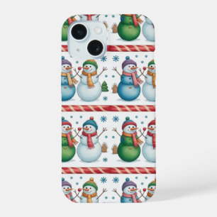 Étui pour iPhone/iPad Noël bonhomme de neige floco