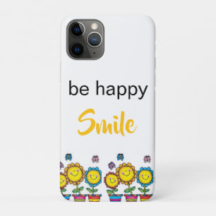 Étui pour iPhone Souris Soyez Heureux Sourire Tour