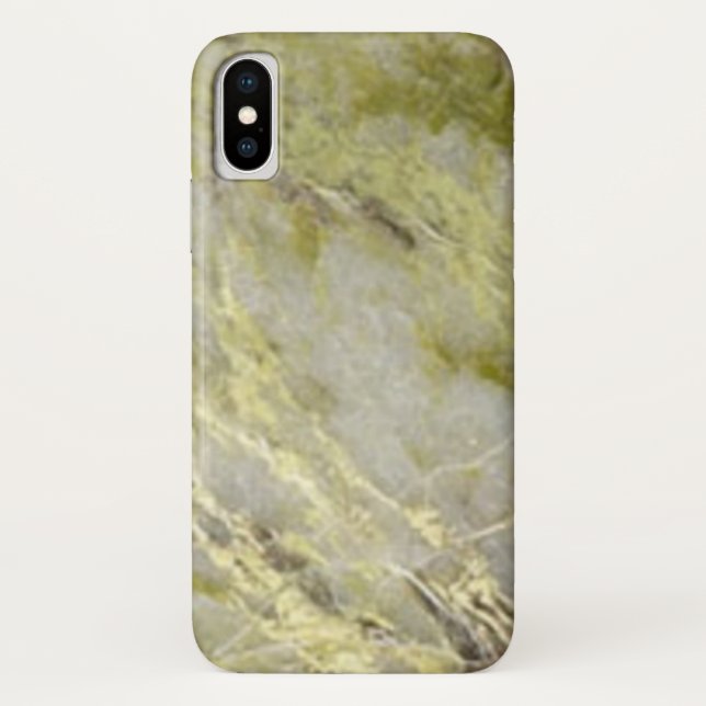 Étui pour iPhone X à l'aspect marbre (Dos)