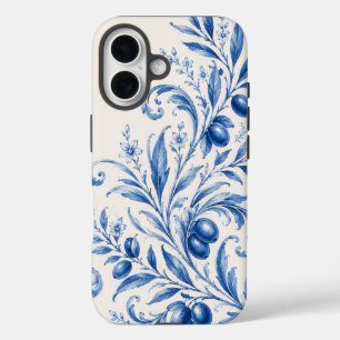 Étui pour téléphone à motif de branche d'olivier e