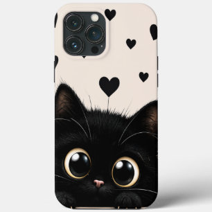 Étui pour téléphone Peekaboo Minuit Kitten
